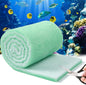 Aquarium Filter Sponge Fish Tank Pond Filter Media Filters Pad for Fish Tank,Filter Freshwater, Saltwater Aquariums, Reusable Fish Pond Filter Material, 0.27" Thick, Green