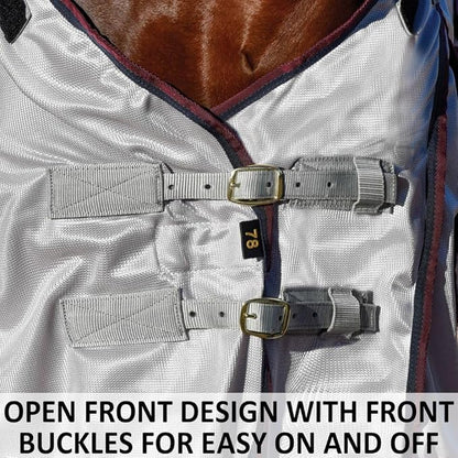Dura-Tech RipGuard Adjusta-Fit Horse Fly Sheets | Self-Repairing Durability | Enhanced UV & Insect Protection | Ideal for All Horse Breeds