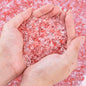 0.5 Lb/230g Watermelon Red Crushed Stone Crystal Chips Bulk, Tumbled Healing Crystal Chips Natural Gemstones Crushed Stones Decorative Vase Fillers Aquarium Gravel Rocks, 5-7mm