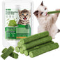 30g Cat Grass Sticks, Delicious Cat Grass Teething Stick Edible Cats Chew Toy Cat Treats Snack for Teeth Cleaning and Hairball Removal
