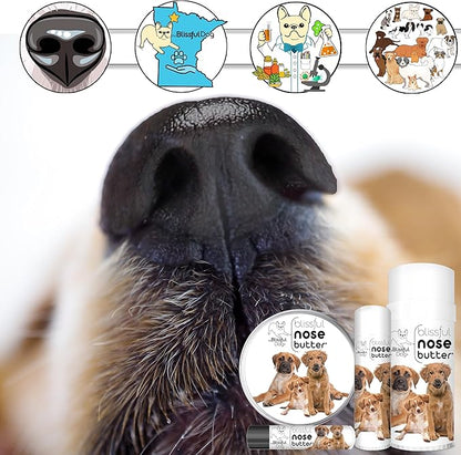 3 Cute Puppies Unscented Nose Butter - Dog Nose Butter, 0.50 Ounce