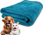 Extra Large Dog Towel Soft Absorbent Bath Pet Towels for Drying Dogs, Elastic Terry Microfiber Soft Towel, Machine Washable, Quick Dry, Multipurpose (L, XL, 2XL) (Green, XL)