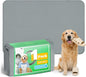 FXW Washable Pee Pads for Dogs, Puppy Pads with Super Absorbent, Specifically Designed for FXW Rollick/Homeplus 32inch 6 Panels Dog Playpen, 72" × 43" Rectangle, Gray, 1 Pack