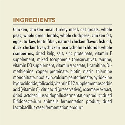 ACANA Dry Cat Food for Seniors Senior Entrée Chicken Turkey and Duck 10lb Bag