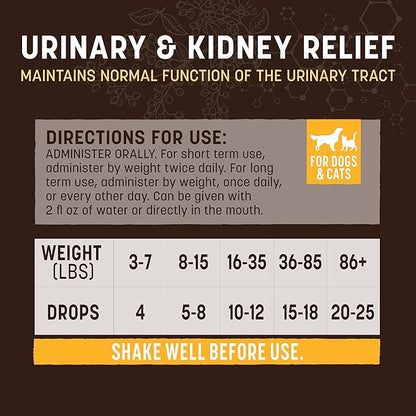Earth Animal Herbal Remedies | Urinary and Kidney Relief | 2 fl oz