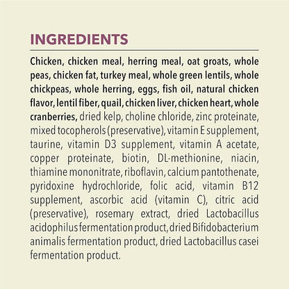 ACANA Dry Cat Food for Kittens, First Feast, Free Run Chicken and Whole Herring, 4lb