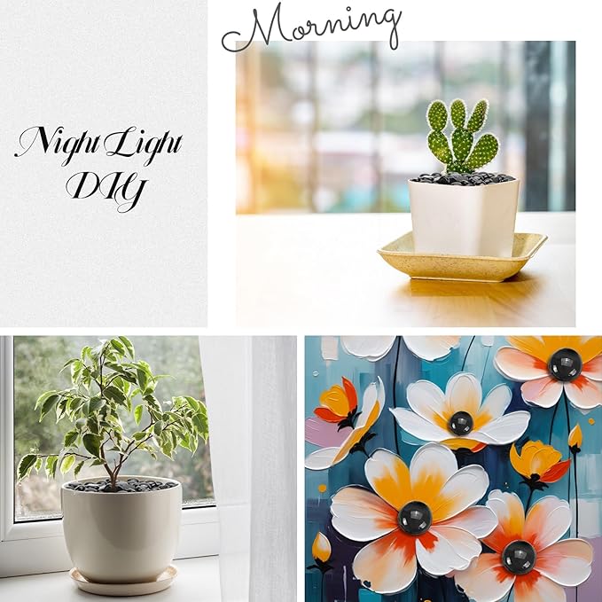 10LB Black Flat Glass Marbles for Vases, Gemstone Beads Vase Filler Decorative Glass Pebbles for Fish Tank, DIY Crafts, Aquarium Decor Rocks