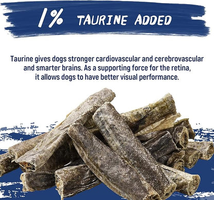 Dog Treats, Cod Skins Dog Treat with Taurine, One-Ingredient Grain-Free Chew Fish Skin Rolls Rich in Omega3, 8 oz