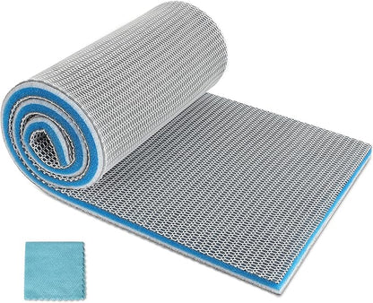 Aquarium Filter Media, Upgraded 8-Layer Filter Sponge Pad for Fish Tank and Pond, Super Filtering Effect, Cut to Fit, Reusable and Washable Aquarium Filter Floss (11.8” x 15.7”)