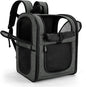 Apollo Walker Pet Carrier Backpack for 4-15lb Cats and Dogs, Puppies, Safety Features and Cushion Back Support | for Travel, Hiking, Outdoor Use (Gray)