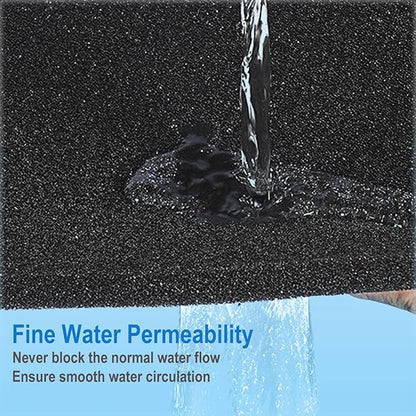 AQUANEAT Aquarium Bio Sponge Filter Media Pad 36" x 12" x 1" / 72" x 12" x 1" Open Cell Foam Sheet Cut-to-Fit for Fish Tank Sump (72" x 12" x 1")