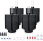 ALEGI 4pcs Large Aquarium Sponge Filter with Suction Cups, Check Valves for Breeding Fry Betta Shrimp Fish Tank ((Upgrade) 40-80 Gal 4 Pcs)