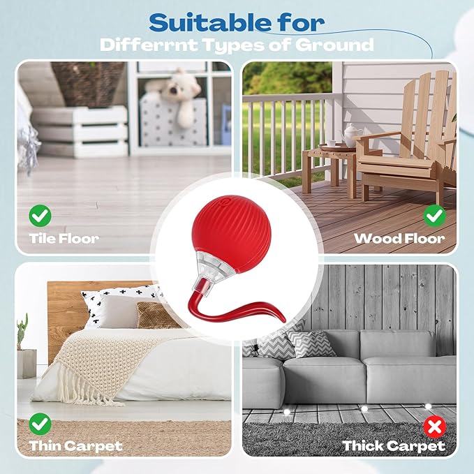 2 Pcs Interactive Rolling Cat Dog Toy Ball, Electric Cat Ball Toy Smart Automatic Self Rolling Dog Ball Toys, 360° Smart Rolling Ball Toy Electric Balls for Dog Cat (Red)