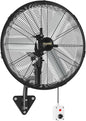 20'' Outdoor Wall Mount Fan, 4 Speed Oscillating Wall Fan with All Sealed Brushless DC Motor, Heavy Duty Industrial Fans, Waterproof Fans for Patios, House, Garage, Commercial, Warehouse, Factory