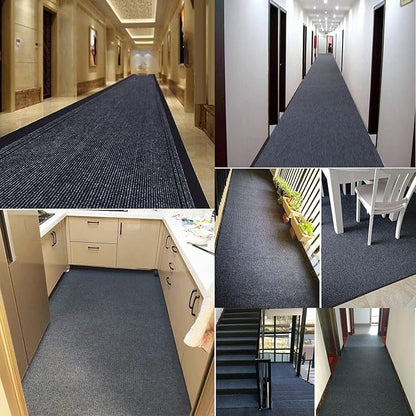 Door Floor Mat Commercial Grade Large Size 3' x 10'Heavy Duty Tough Entry Collection Slip Skid Entrance Mat with Rubber Backing Low Profile and Easy to Clean Indoor Outdoor Rug