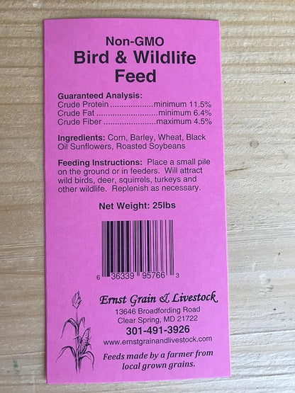 Ernst Grain & Livestock Bird and Wildlife Feed – Perfect for Birds, Ducks, Squirrels, Turkeys, Rabbits, Geese, and Deer – Non-GMO Wild Animal & Bird Feed for Outside Feeders - 10lbs
