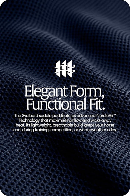 Equinavia Svalbard NordicAir™ Tech All Purpose Saddle Pad | Breathable Micromesh | Contoured Shape