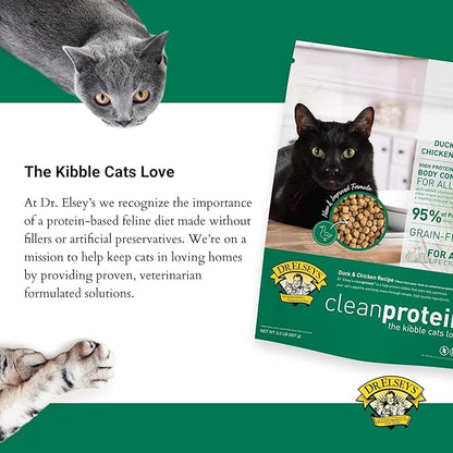 Dr. Elsey's cleanprotein Duck Cat Kibble 2lb.