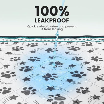 Gardner Pet Washable Dog Pee Pads, 72'' x 72'' Non Slip Dog Mats with Great Urine Absorption, Reusable Puppy Pee Pads for Potty Training - 1 Pack