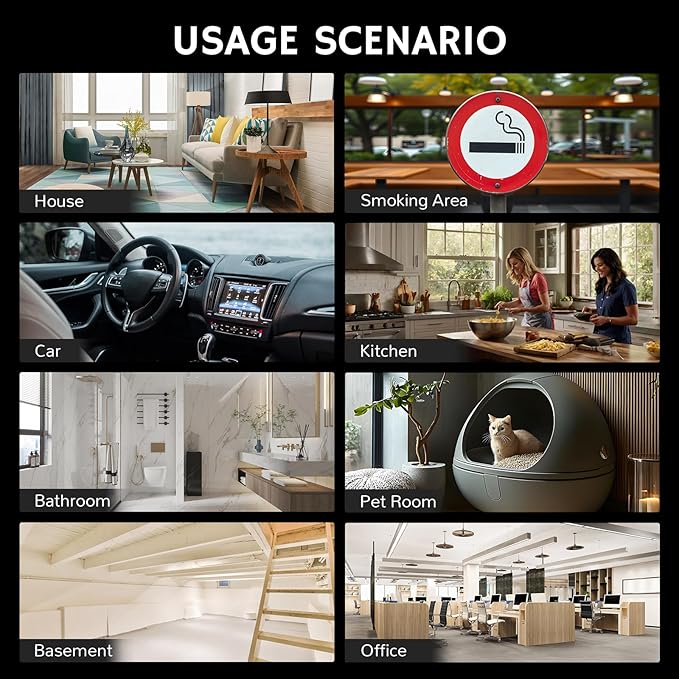 Airthereal DA25 Desktop Ozone Generator, 60,000mg/h High Capacity Odor Eliminator for Smoke, VOCs and Pet Odors, Portable Ozonator for Home, Garage & Car, O3 Air Deodorizer for Area up to 5,000 sq.ft