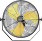 20 Inch Industrial Wall Mount Fan, 5200 CFM Industrial Metal Wall Fans with Poweful Motor, 3 Speed, Heavy Duty Construction Indoor for Warehouse, Workshops, and Garage, UL Listed