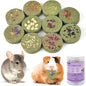 ERKOON Treats Rabbit Toys, 100% Edible Premium Timothy Hay Chew A Blocks for Rabbits, Chinchilla Treats, Chew Toys for Teeth Guinea Pigs and Mice