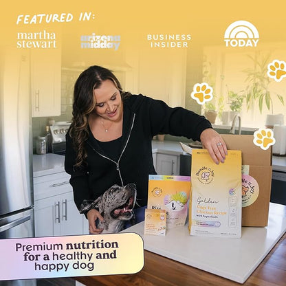 Golden Probiotic Dog Food Dry, Chicken, 4lb Bag, Allergy and Gut-Friendly Adult Kibble for Digestive Health with Cage-Free Chicken, 20 Plant Based Superfoods, Beef and Grain Free