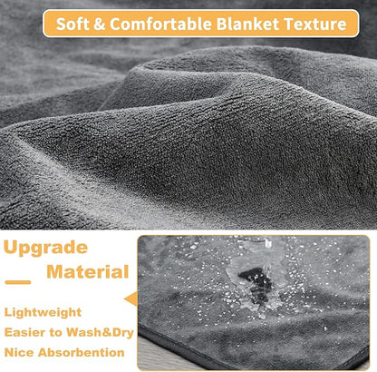 Dog Pee Pad Washable Extra Large, Instant Absorb Thicker Training Pads Non-Slip Pet Playpen Mat, Waterproof Reusable Floor Mat Ideal for Puppy Senior Dog Whelping Incontinence Housebreaking 65x48 Inch