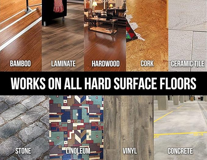 DU-MOST Enzymatic Floor Cleaner Concentrate (1 Oz Makes 1 Gal), No, Streak, No Rinsing, Kids & Pets Safe, Hard Surface Floors, Citrus Scent, 16 Fl Oz