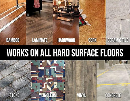 DU-MOST Enzymatic Floor Cleaner Concentrate (1 Oz Makes 1 Gal), No, Streak, No Rinsing, Kids & Pets Safe, Hard Surface Floors, Citrus Scent, 16 Fl Oz