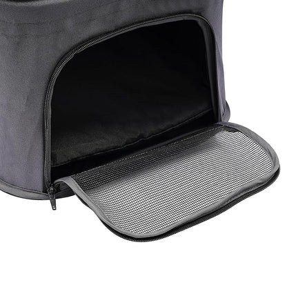 2 Tiers Pet Stroller,4 Wheel Dog Stroller Cat Strollers,3.07lbs Pet Gear Foldable Jogger Travel Cart,Grey Cat Carrying Cart with Storage Basket for Small Medium Pet (Grey)