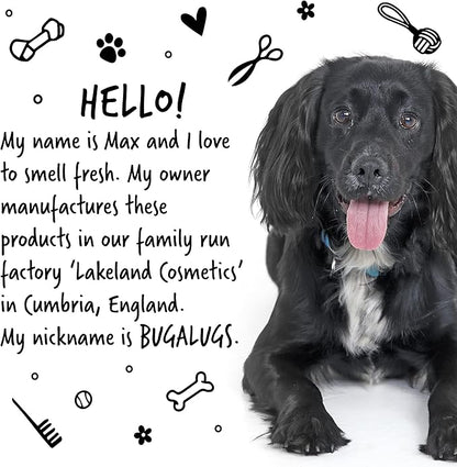 Dog Shampoo Luxury 2 in 1 Papaya & Coconut Dog Grooming Shampoo Products for Smelly Dogs with Fragrance, Best Puppy Shampoo, Professional Groom Vegan pet Shampoo & Conditioner