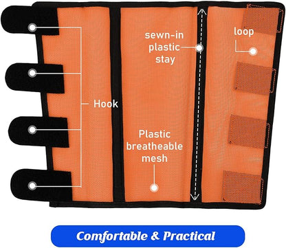 8 Pcs Mesh Fly Boots for Horse Breathable Mesh Horse Boots Protective Horse Leg Wraps Horse Leggings for Preventing Flies and Mosquitoes Bites (Light Pink, Dark Pink)