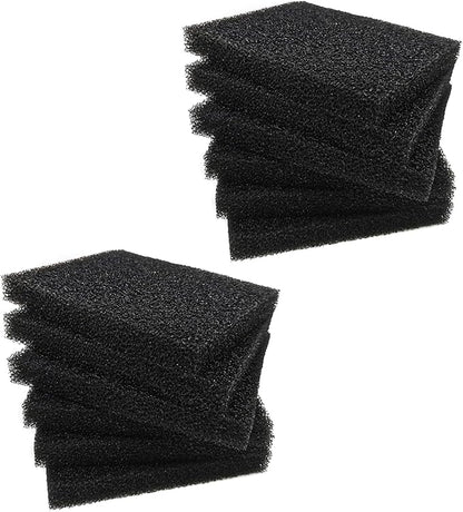 Aquarium Bio Fitler Media Sponge, 6.28 x 5.5 x 0.78 inch 12 Pcs Foam Filter Pad Inserts for ML350