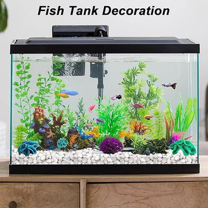 Aquarium Gravel,Landscaping Pebbles, Decorative Ornamental Pebbles Garden,Landscaping Stones Gravel Filler for Home Decoration Flower Bed Fish Tank Plants Vases Succulents (10 Pounds, White)