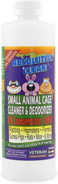 Amazing Small Animal Cage Cleaner - Just Spray/Wipe - Easily Removes Messes & Odors - Hamsters, Mice, Rats, Guinea Pigs, Ferrets - USA Made (16 oz Concentrate)