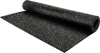 Flooring Inc's 1/4" Thick Tough Rubber Flooring Roll | Flexible Recycled Rubber Floor Mats for Home Gym | Heavy Duty Rubber Mat for Home Gyms, Sheds, Horse Stall Mat or Trailer