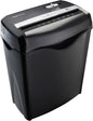 Amazon Basics 6 Sheet Cross Cut Paper and Credit Card Home Office Shredder with 3.8 Gallon Bin, Black