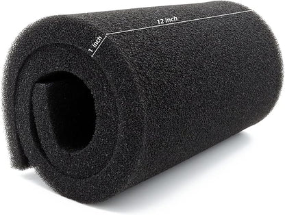 ALEGI Aquarium Filter Media Foam Material Cut to Fit, 36" x 12" x 1", 40 PPI Bio Pre Filter Sponge Pad Sheet for Fish Tank