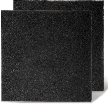 2 Pack Aquarium Sponge Filter Pad, Bio Filter Media Pad, 19.6" x 19.6"x 1.6" Cut-to-Size Open Cell Foam Sheet Replacement Foam Cover for Fish Tank Filter, 30 PPI