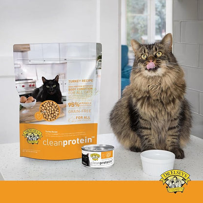Dr. Elsey's cleanprotein Original Turkey Recipe Wet Cat Food, (Pack of 24), 2.75oz Cans