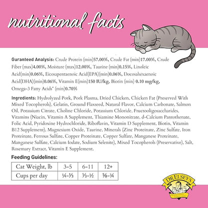 Dr. Elsey's cleanprotein Pork Cat Kibble 2lb. Bag
