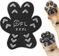Anti Slip Dog Paw Protector Pads for Senior Dogs, Paw Pads for Dogs Traction, Disposable Self Adhesive Paw Grips for Old Dog on Slippery Hardwood Floor, Black 12 Sets (48pcs) XXXL(80+lbs)