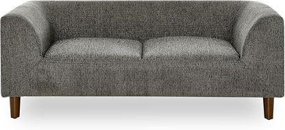 Dog Sofa Couch for Medium to Large Dogs, Memory Foam Dog Sofa Bed, Modern Elevated Pet Couch Bed with Wooden Legs for Medium and Large Dogs, Dark Grey