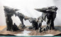 Fish Tank Decor Rocks.Aquarium Decoration Model.Easy and Quick Solution for Aquascaping.(Twilight)
