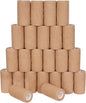 24 Pack Self Adhesive Bandage Wrap, 4” x 5 Yards Cohesive Medical Tape Elastic Wrap for Sports, Ankle, Wrist Sprains, Pet First Aid