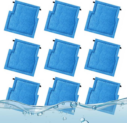 9 Pack Assembled Aquarium Filter Cartridge for Marineland Rite-Size A, Fish Tank Filters Cartridges Fit for Aqua-Tech EZ-Change #1, 5-15 Power Filter and for Marineland Penguin Power Filters 75 & 100