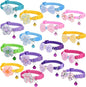 16 PCS Cute Cat Collars Breakaway with Bell for Boy Cats and Girl Cats Gifts (#5-Multicolor Plaid)