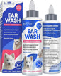 Ear Cleaner Drops & Wash Solution for Cats and Dogs – Gentle Ear Hygiene, Wax Removal & Odor Control for Pets