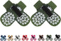 EXPAWLORER Anti Slip Dog Socks to Prevent Licking Paws, Shoes for Hot Pavement, Dog Booties for Small Medium Large Senior Dogs, Traction Control Boots & Paw Protectors for Hardwood Floors ArmyGreen